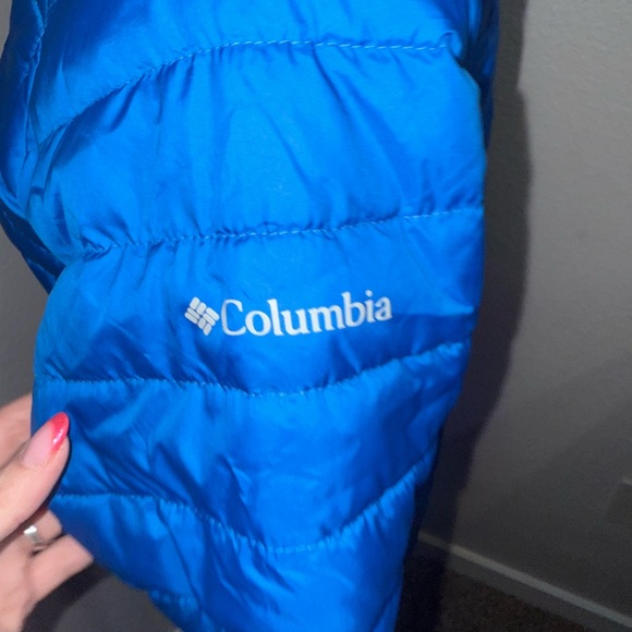 Columbia Kids' Two-Tone Blue Puffer Jacket- Kids 14/16 - Picture 6 of 10